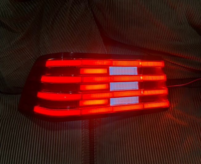 R129 SL500 LED Taillights (Red tinted)